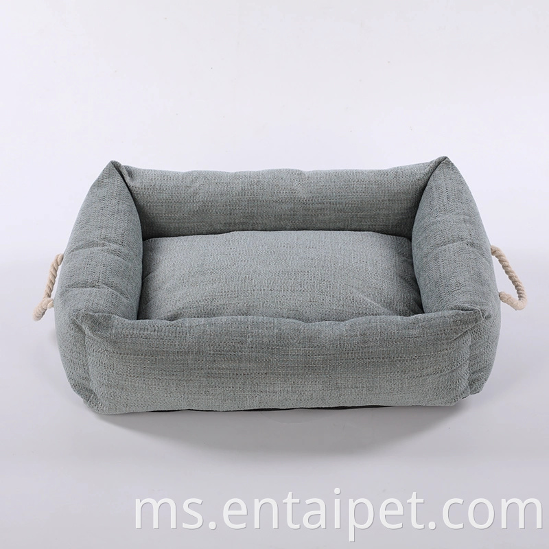 Jacquard Fabric Eco-Friendly Stocked Economy Economic High Dog Bed